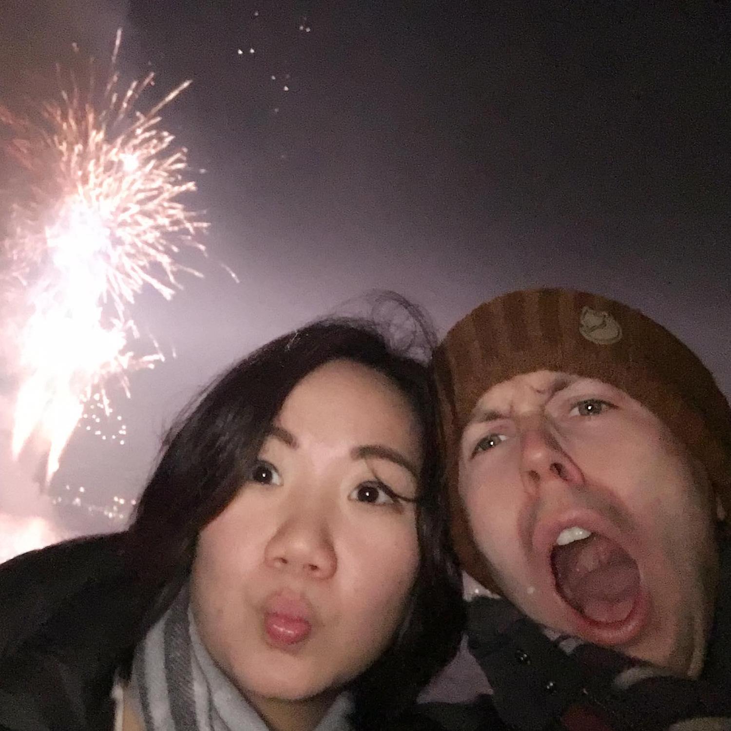 Crazy fireworks in Hamburg - we thought we were in war zone!!