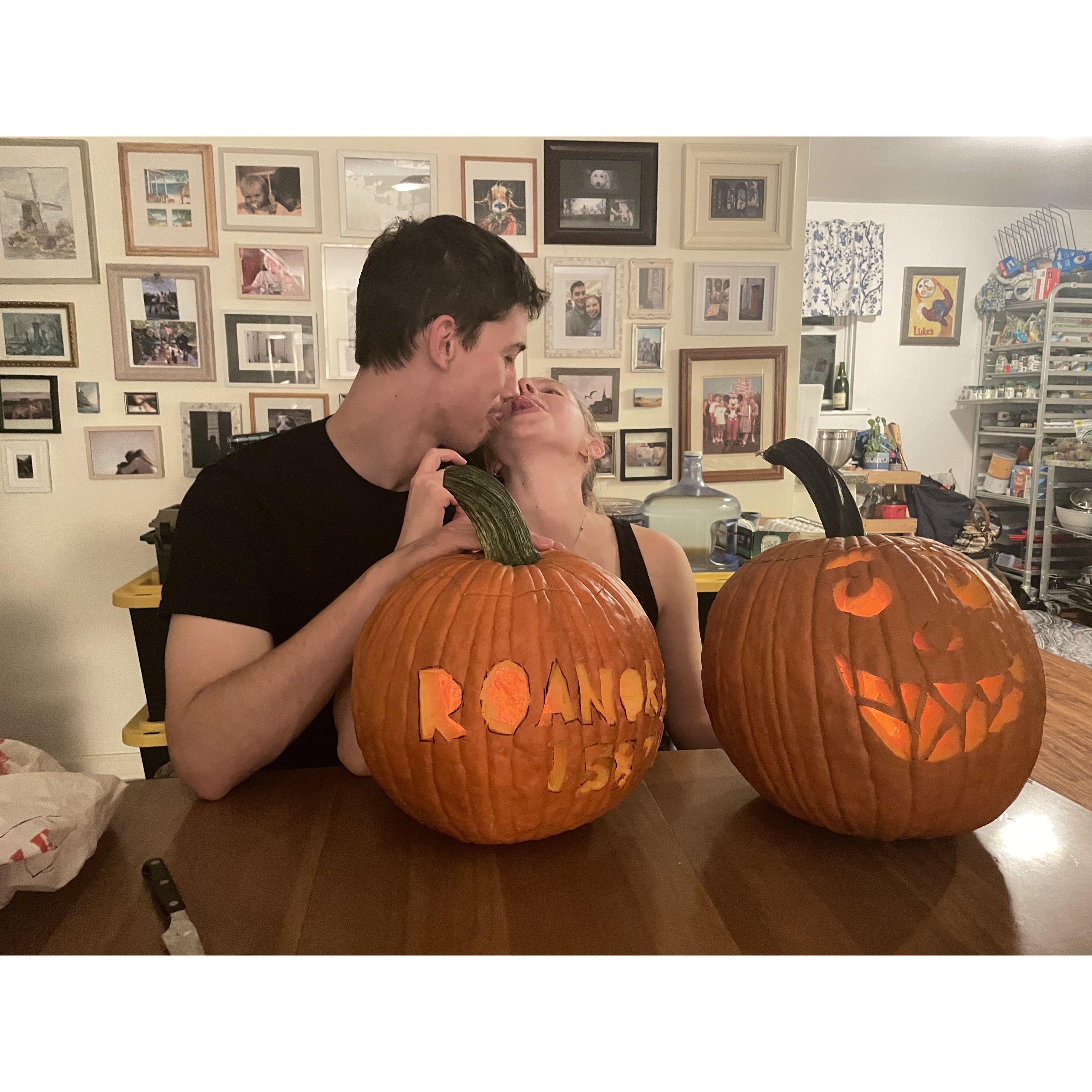 Pumpkin carving circa 2022