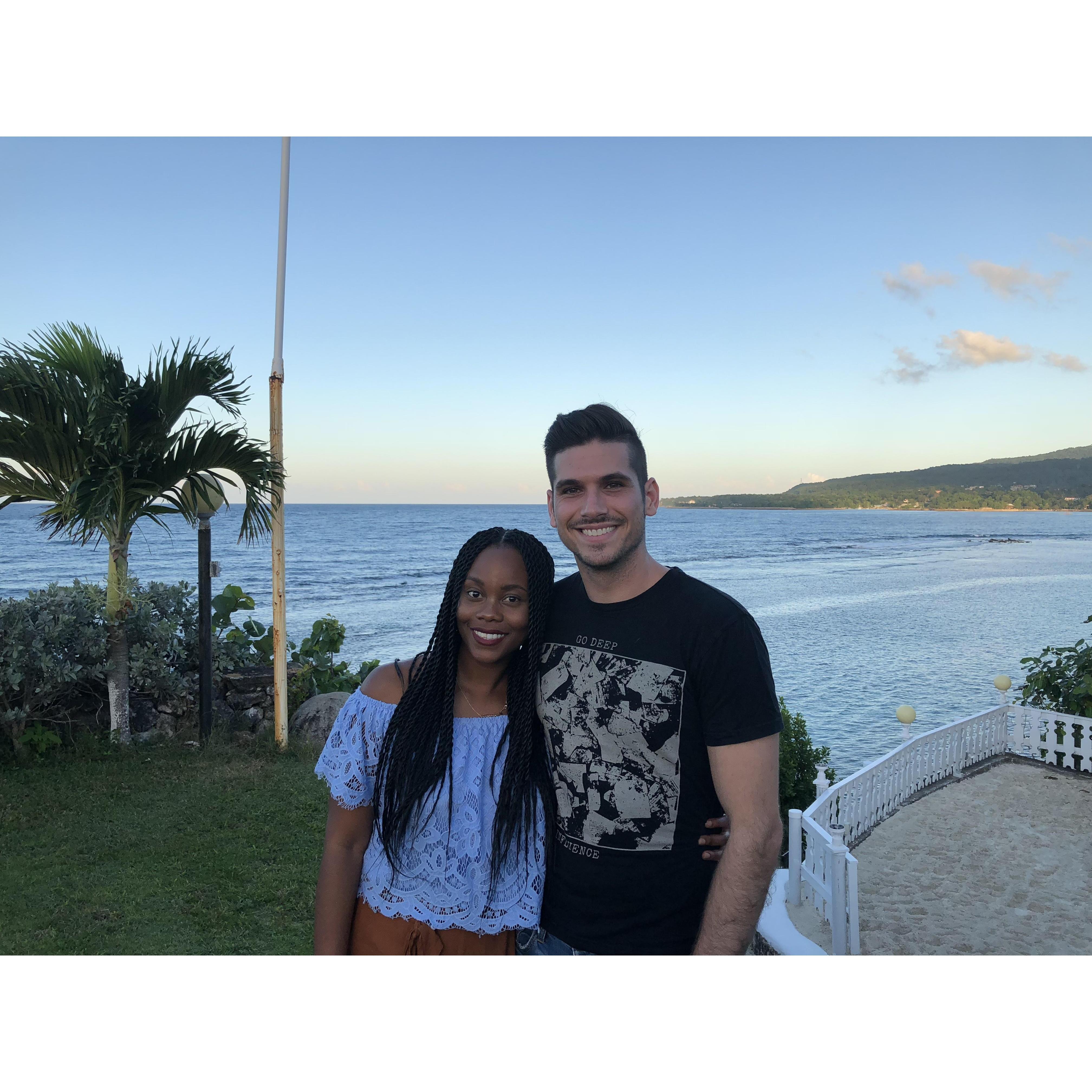 2018- Adam’s first trip to Jamaica for Johdi and Jason’s Wedding.