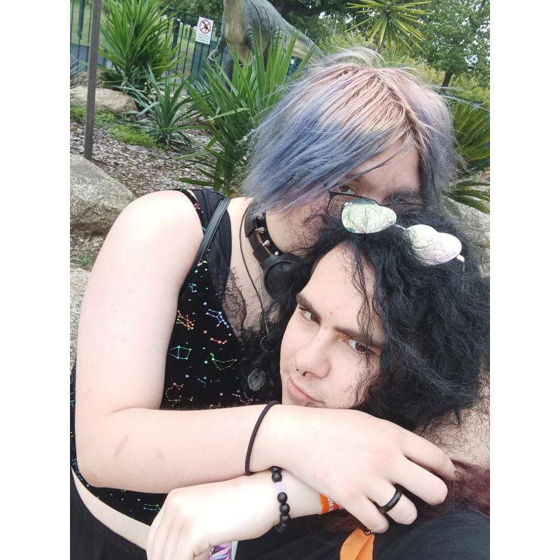 This picture was taken down in Australia. We were at the dinosaur museum.