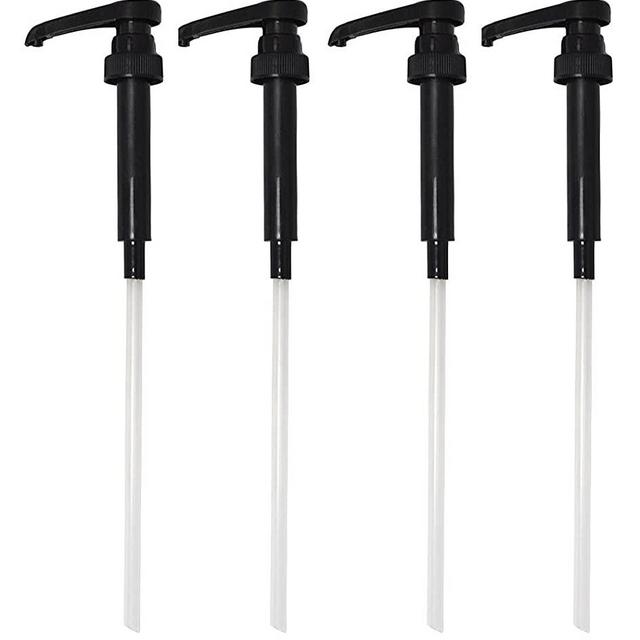 Torani and DaVinci BLACK Syrup Pumps, Fits 25.4 Oz/750Ml Bottles (Pack of 4)