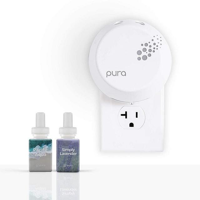 Pura Smart Home Fragrance Device Bundle (Pacific Aqua and Simply Lavender)