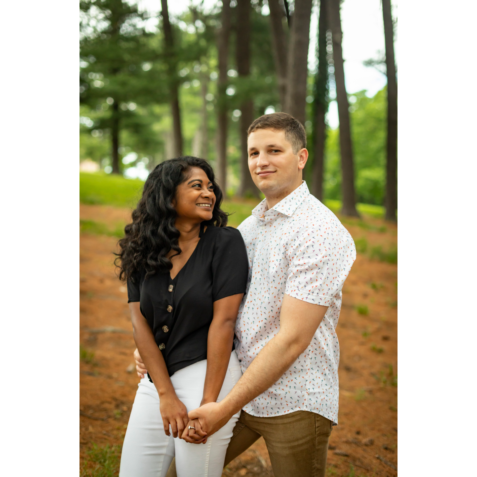 We had so much fun at our engagement shoot with James Lathrop Photography!