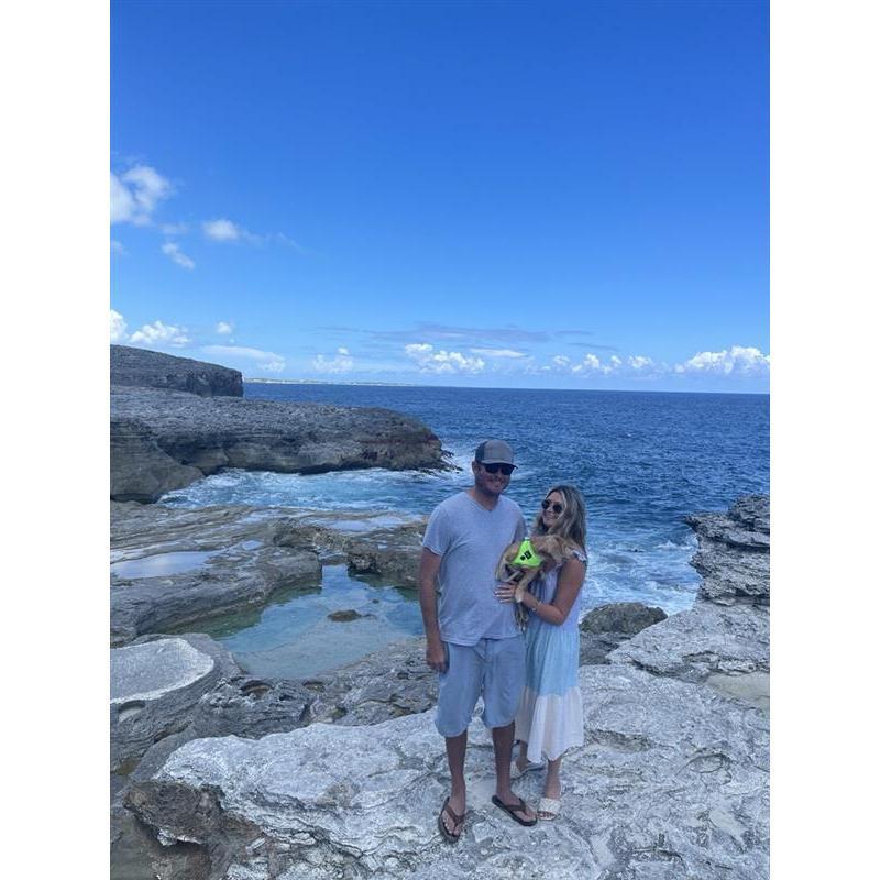 Our party of three in North Eleuthera.