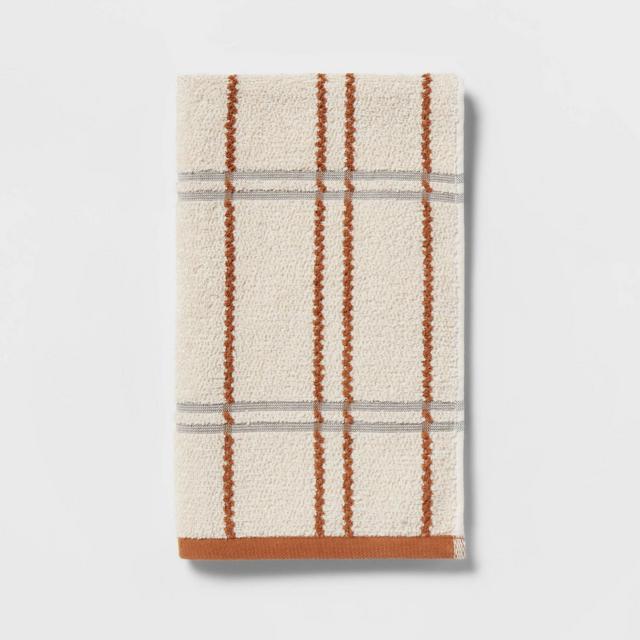 16"x27" Modern Plaid Hand Towel - Threshold™