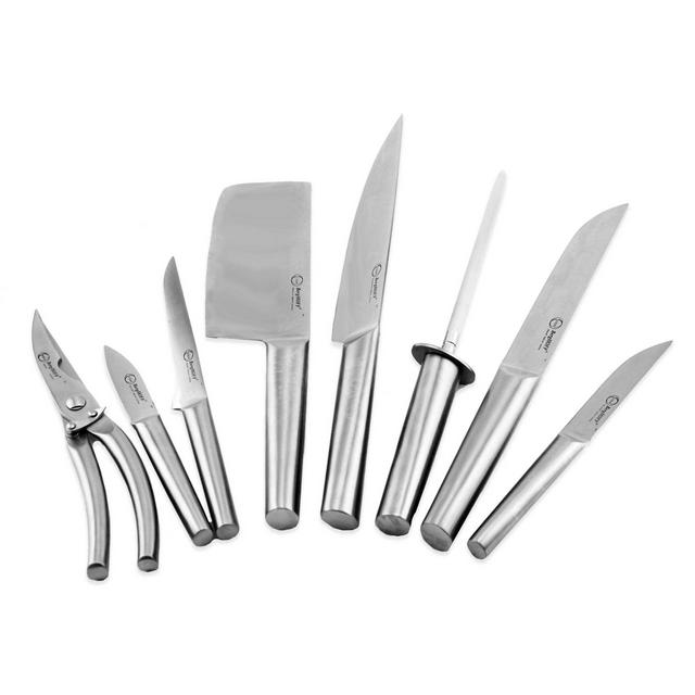 BergHOFF® Eclipse 9-Piece Hollow Handle Knife Set with Folding Bag