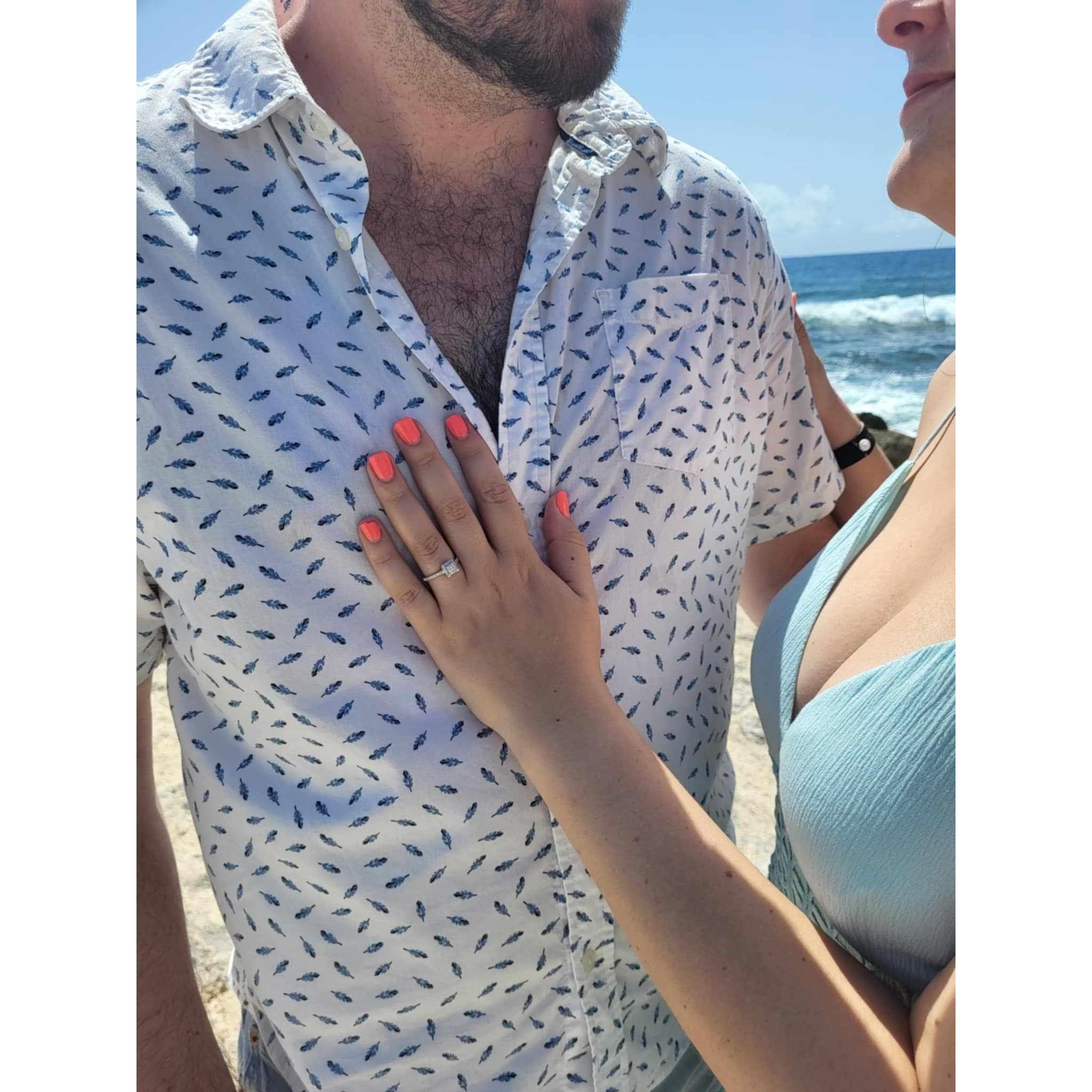 ...and she said yes!