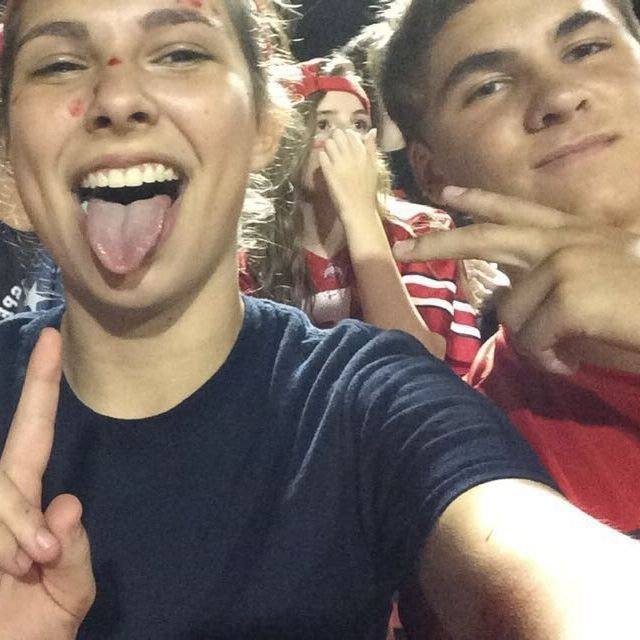 A football game from high school