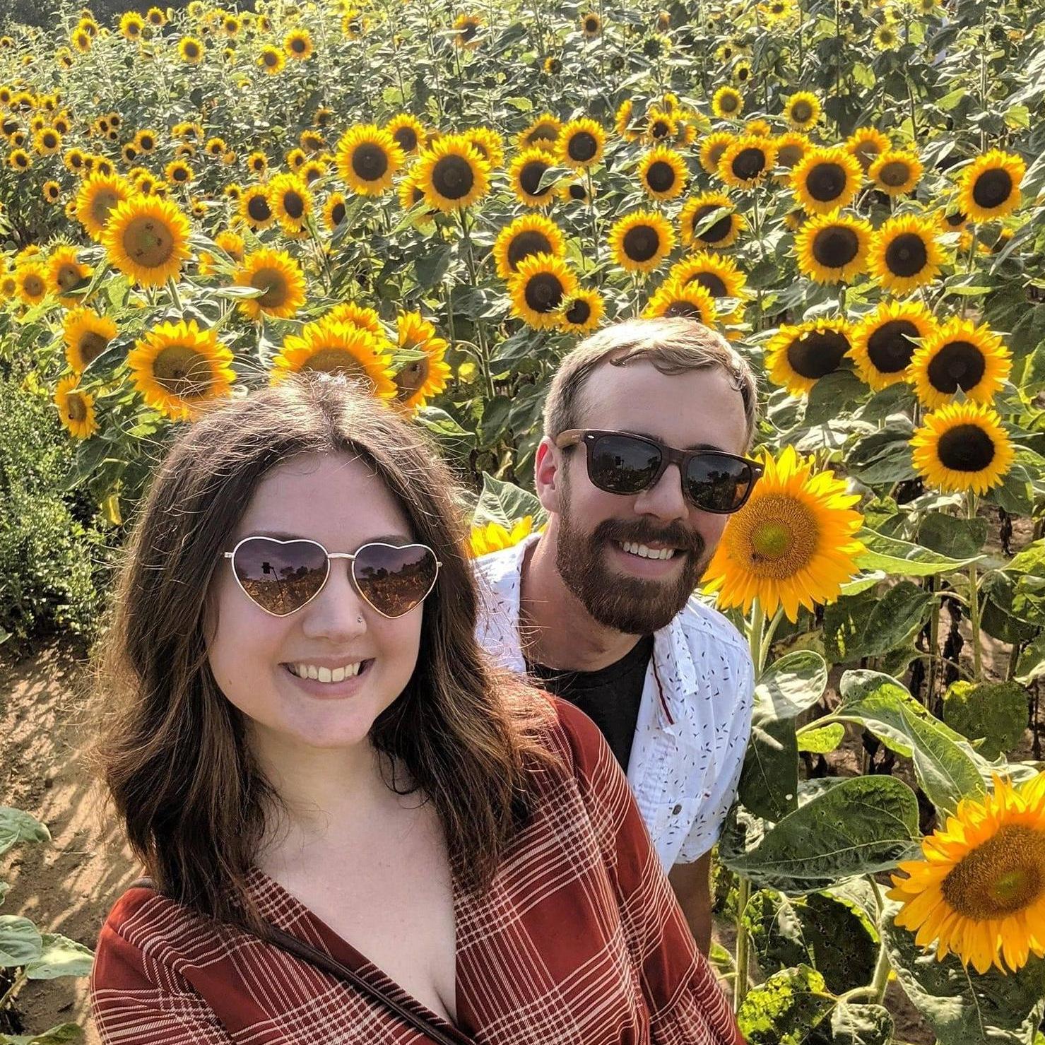 Summer of 2019, we took an adventure to southern ohio for a small sunflower festival in the middle of a field! It was so beautiful, we could of gotten married right then and there among the flowers