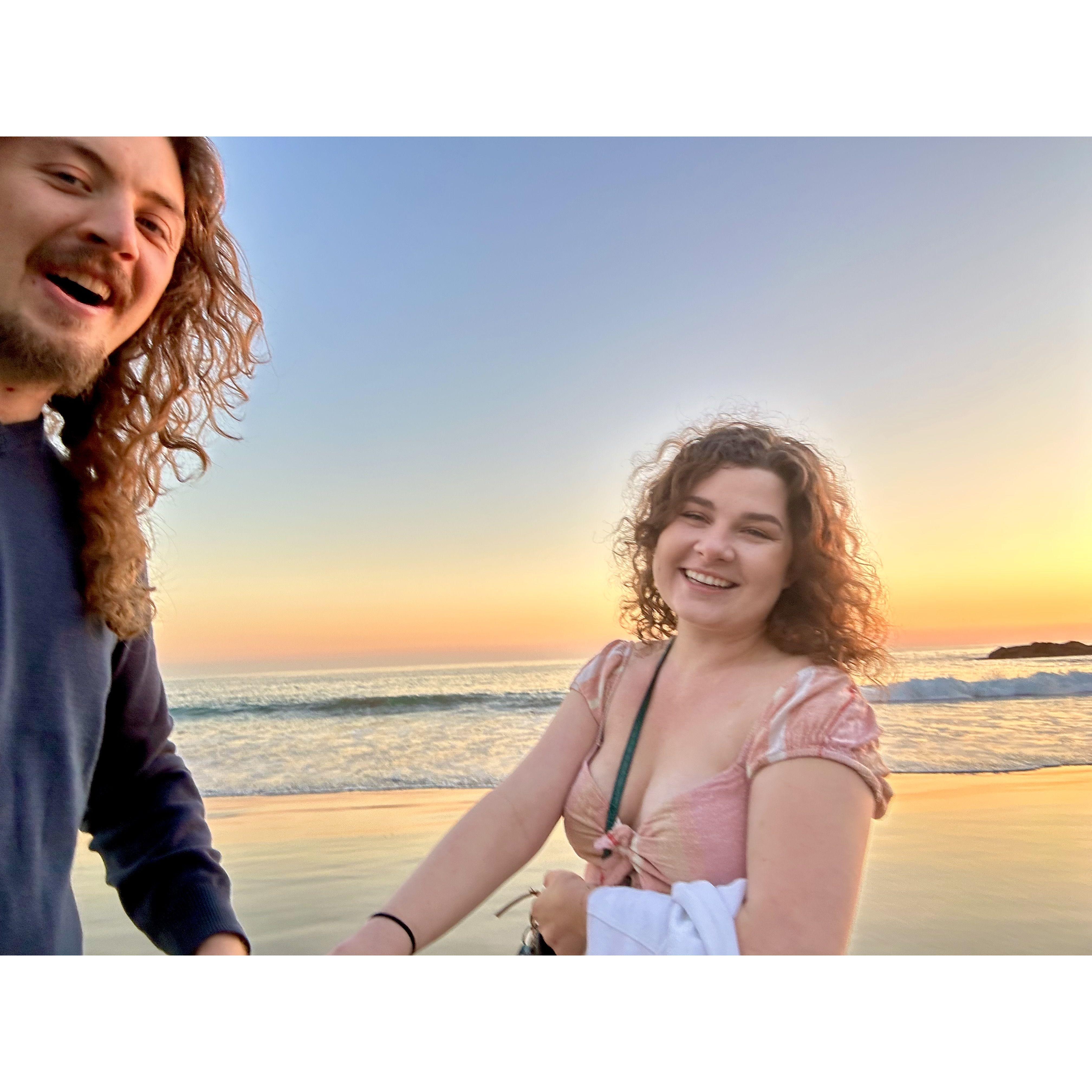 After meeting in the summer of 2022, Jake came home with Hannah for Christmas in SoCal for the first time. He fell in love with the water as we fell deeper in love with each other.