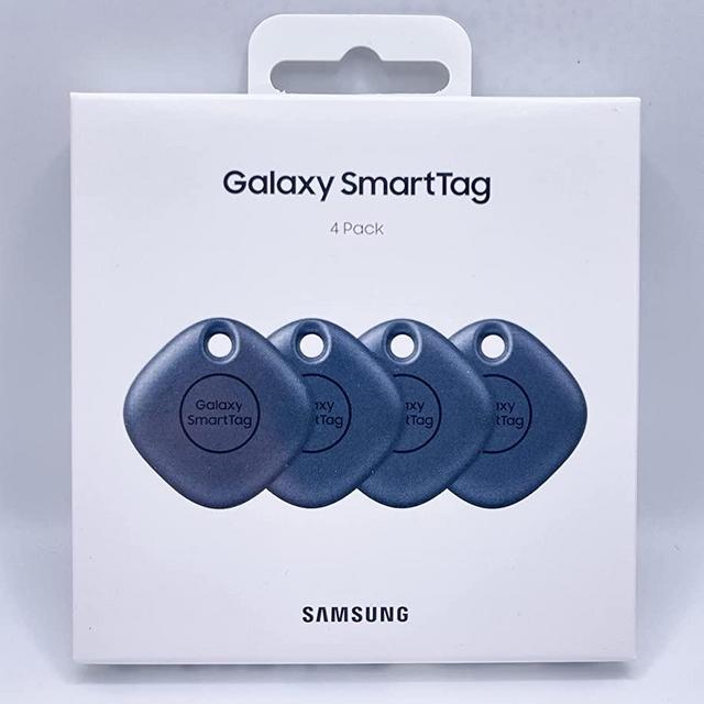 Samsung Galaxy SmartTag Bluetooth Tracker & Item Locator for Keys, Wallets, Luggage, Pets and More (4 Pack), Black