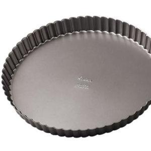 Wilton Non-Stick Tart and Quiche Pan with Removable Bottom, 9-Inch, Steel