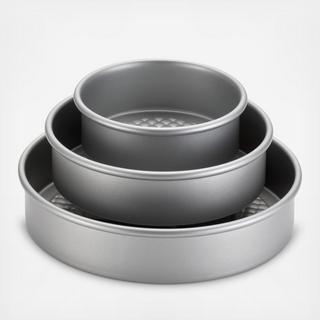 Professional Nonstick 3-Piece Round Cake Pan Set