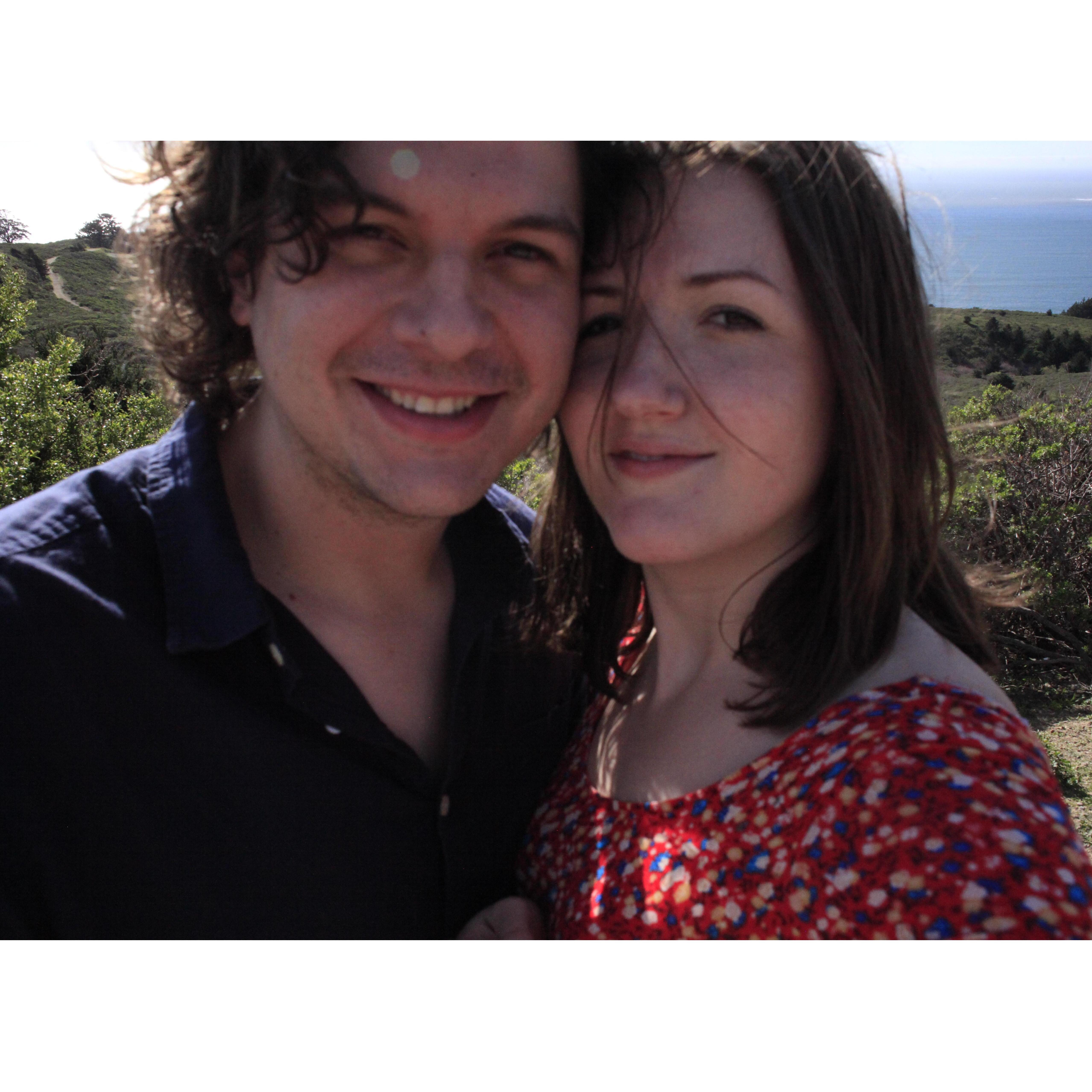 Valentines at Stinson Beach.