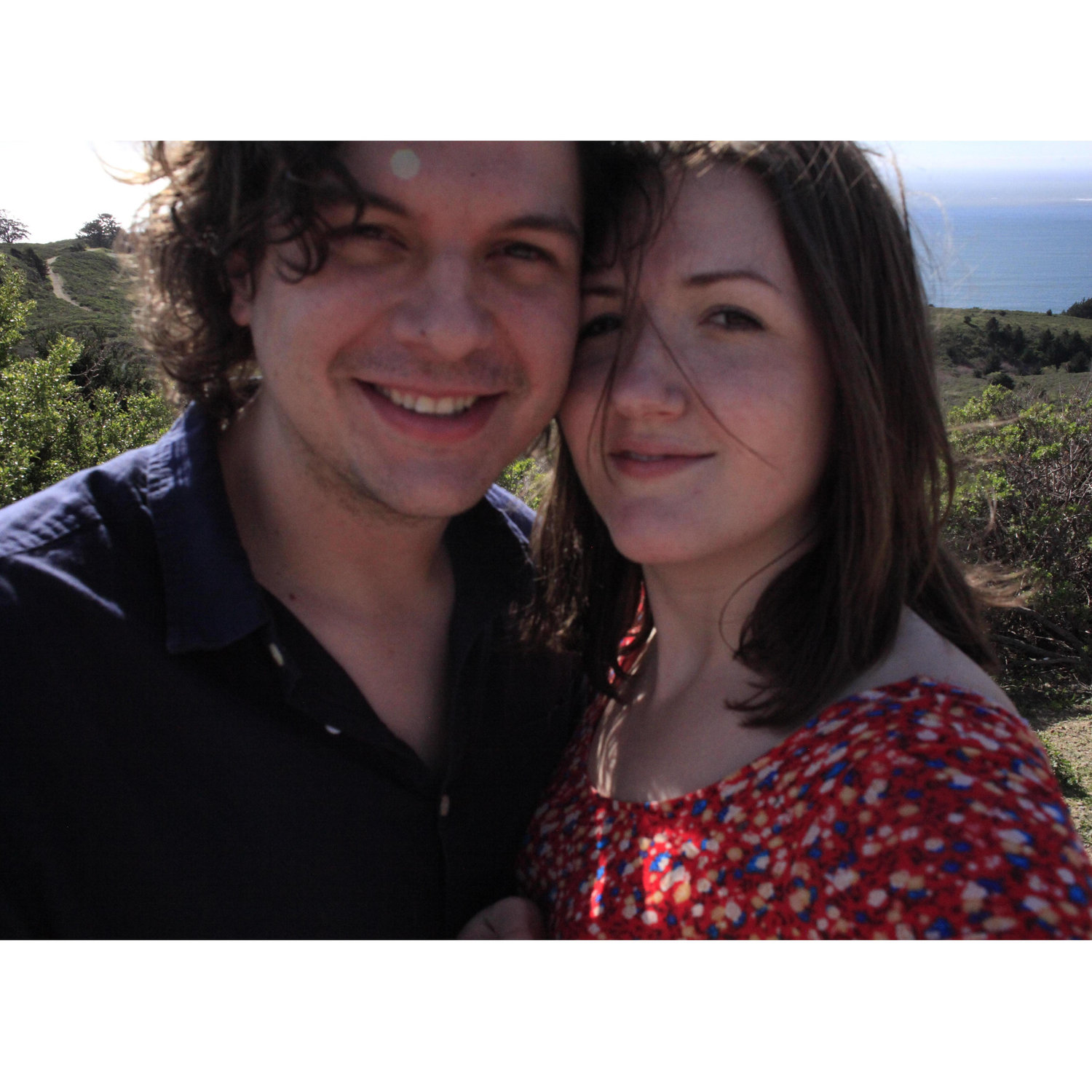 Valentines at Stinson Beach.