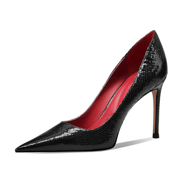 Women's High Heel Pumps Elegant Stiletto Heels with Cushioned Insole for Party and Office Comfortable Slip-On Design Ideal for Formal and Casual Occasions