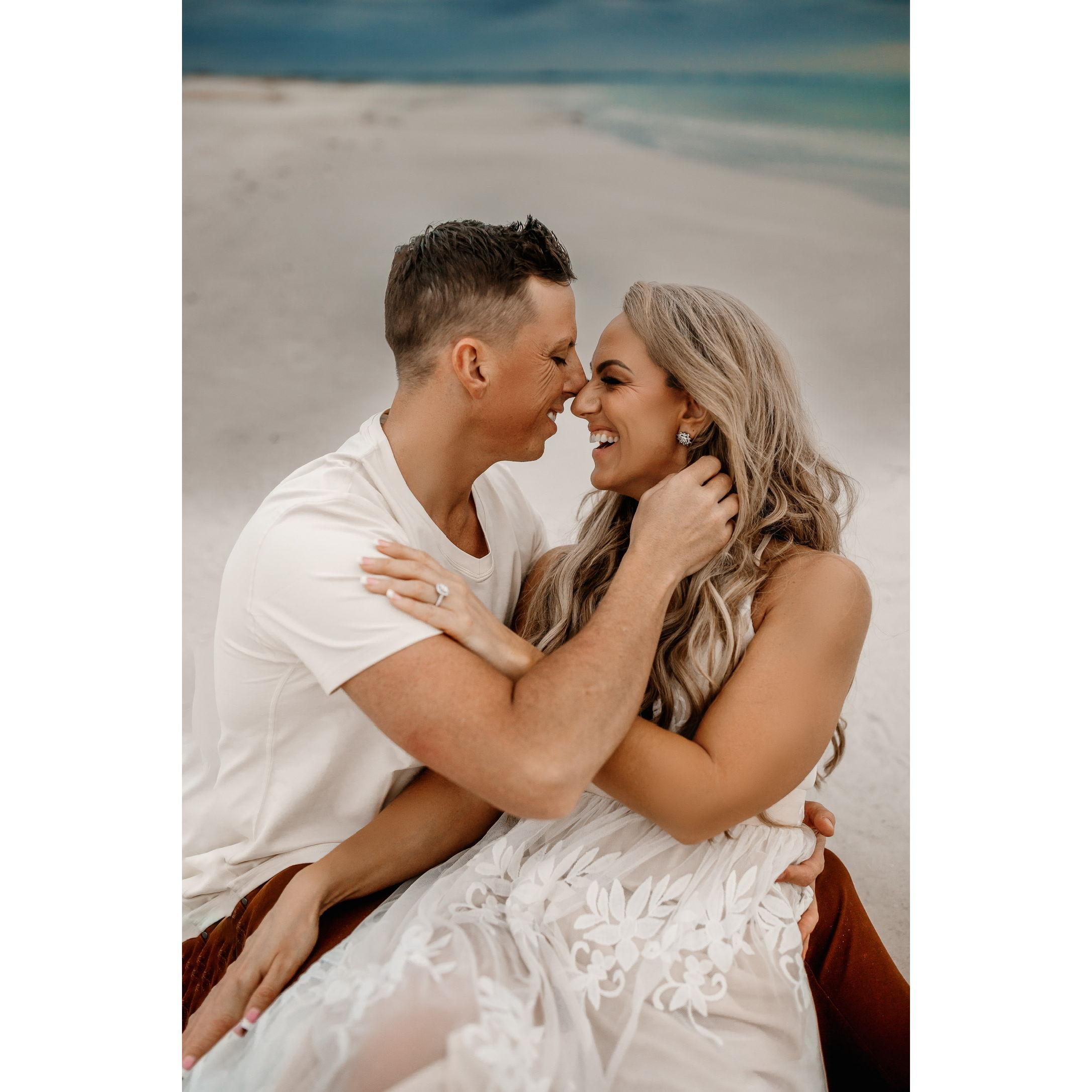 Siesta Key, FL Engagement Pictures: February 2024