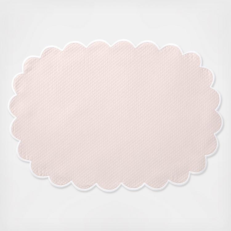 Scallop Edge Oval Placemat by Matouk ~ set of 4 ~ available in 12 colors