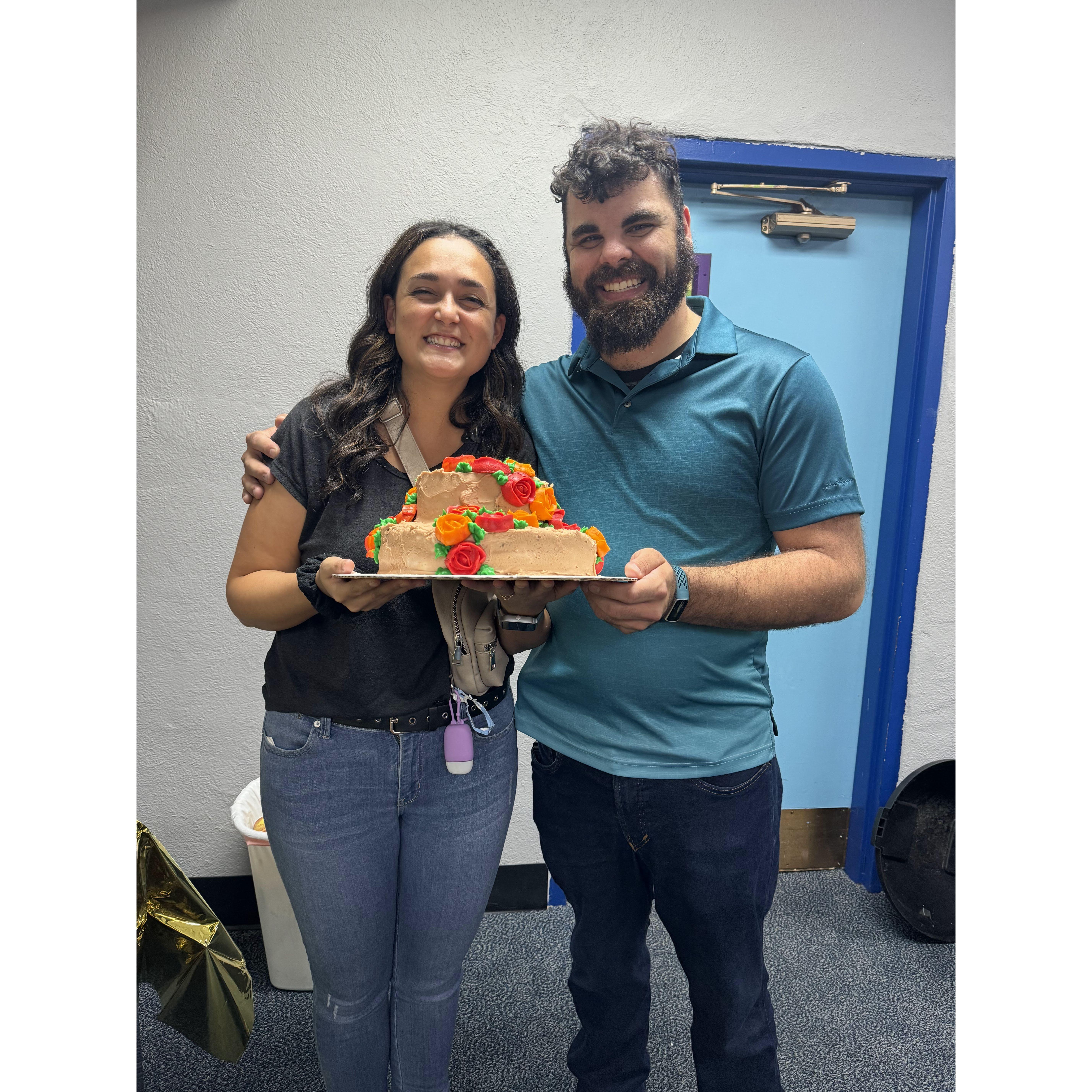 Our surprise Youth Group Engagement party!
