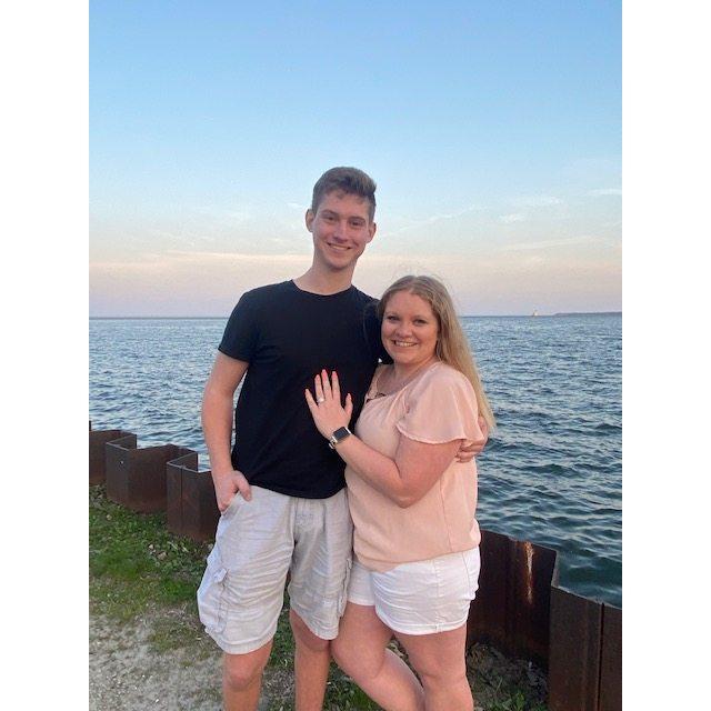 The day we got engaged!