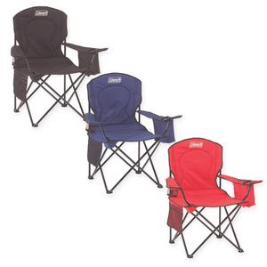 Coleman Oversized Quad Chair with Cooler (in Black)