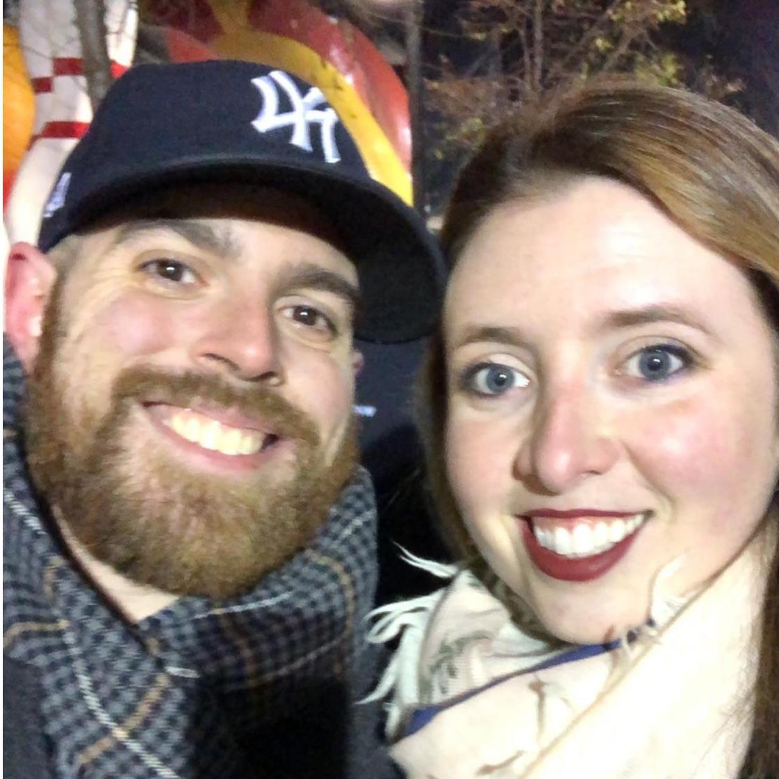 @MacysParade - Mike and Kate continue to go on fun dates together, including one to see the Macy's Thanksgiving Day Parade balloons fill up on the UWS the night before Thanksgiving.