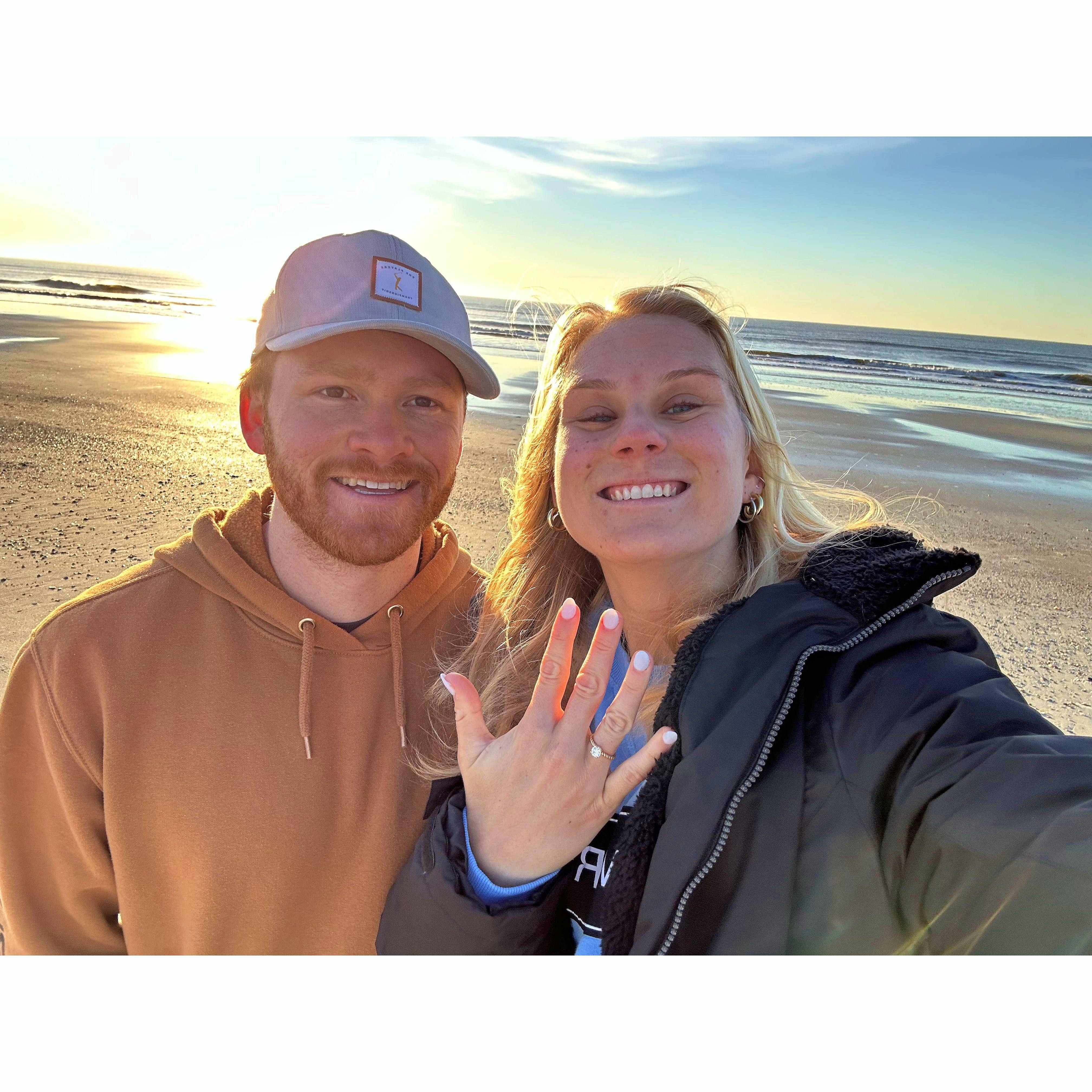 The day we got engaged! (December 2025)