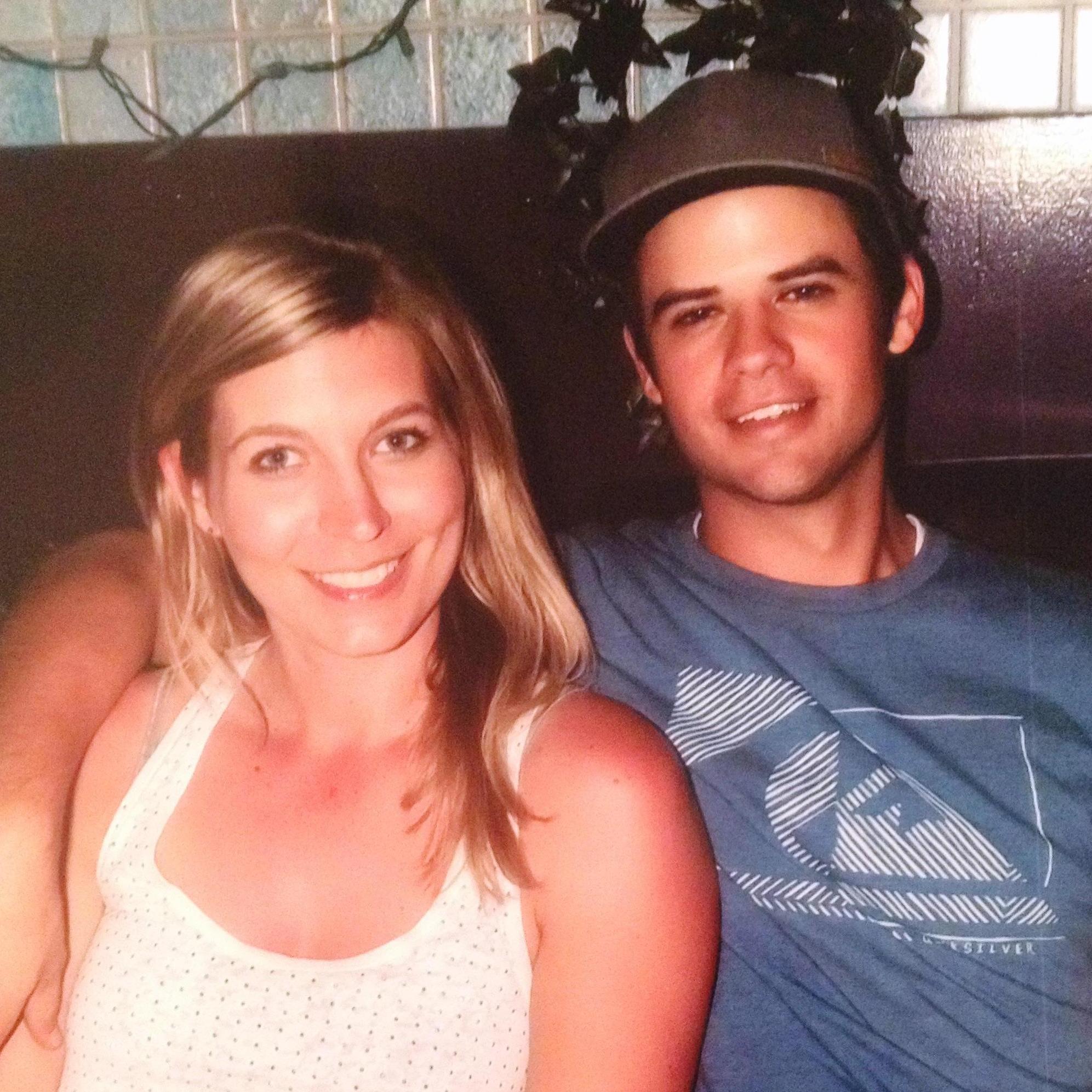The first photo ever taken of us - April 2012 - seeing, you guessed it, live music!