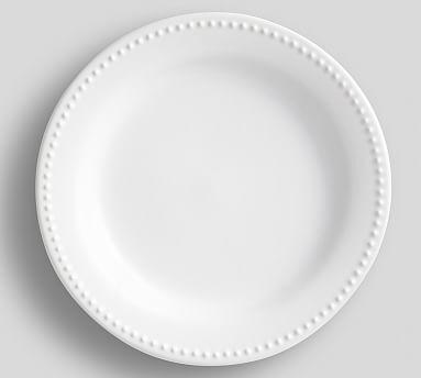 Emma Beaded Stoneware Dinner Plates, Set of 4