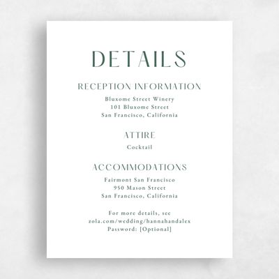Forest, Green Wedding Enclosure - Milford Letterpress