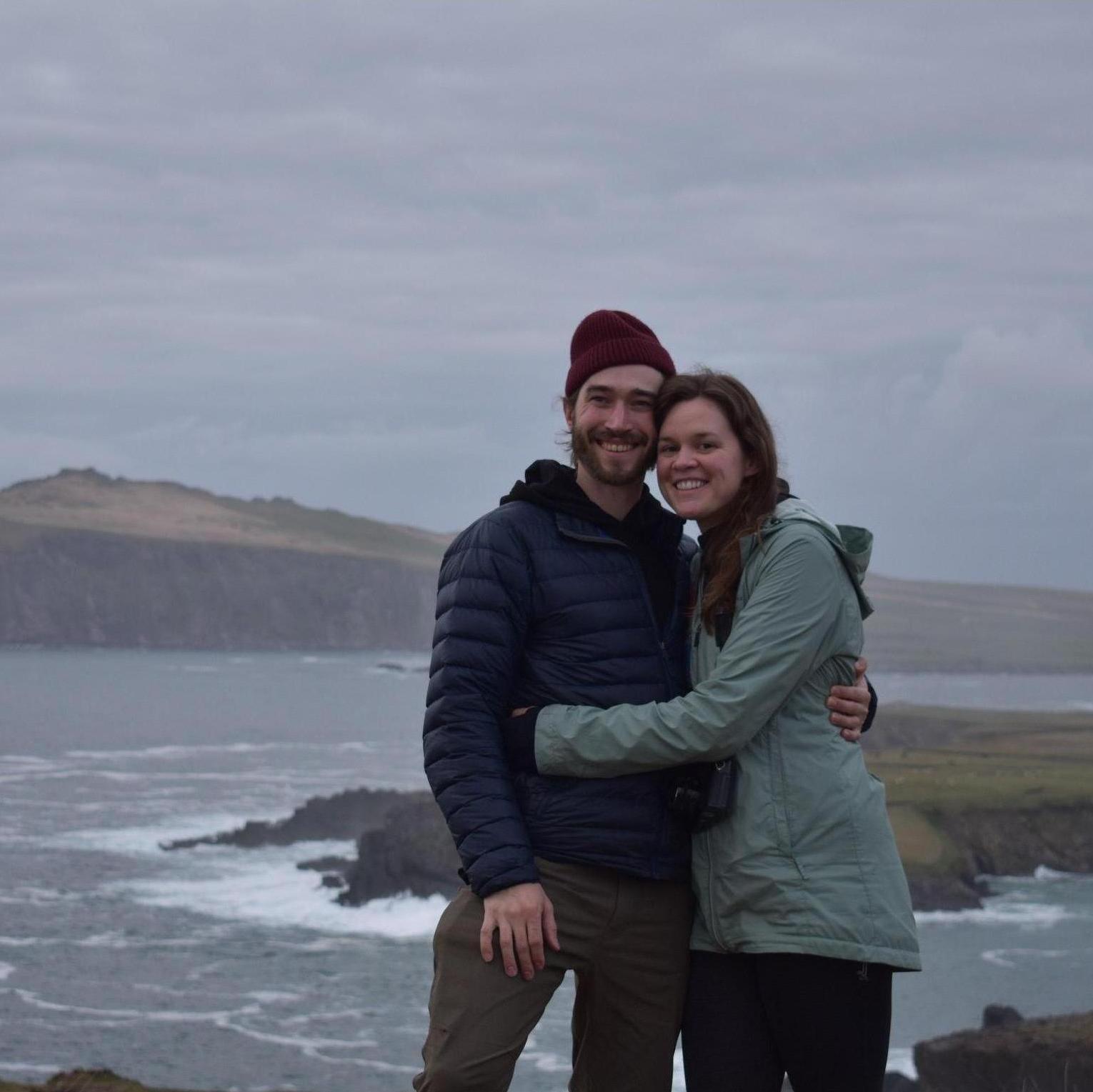 On our long-awaited trip to Ireland!