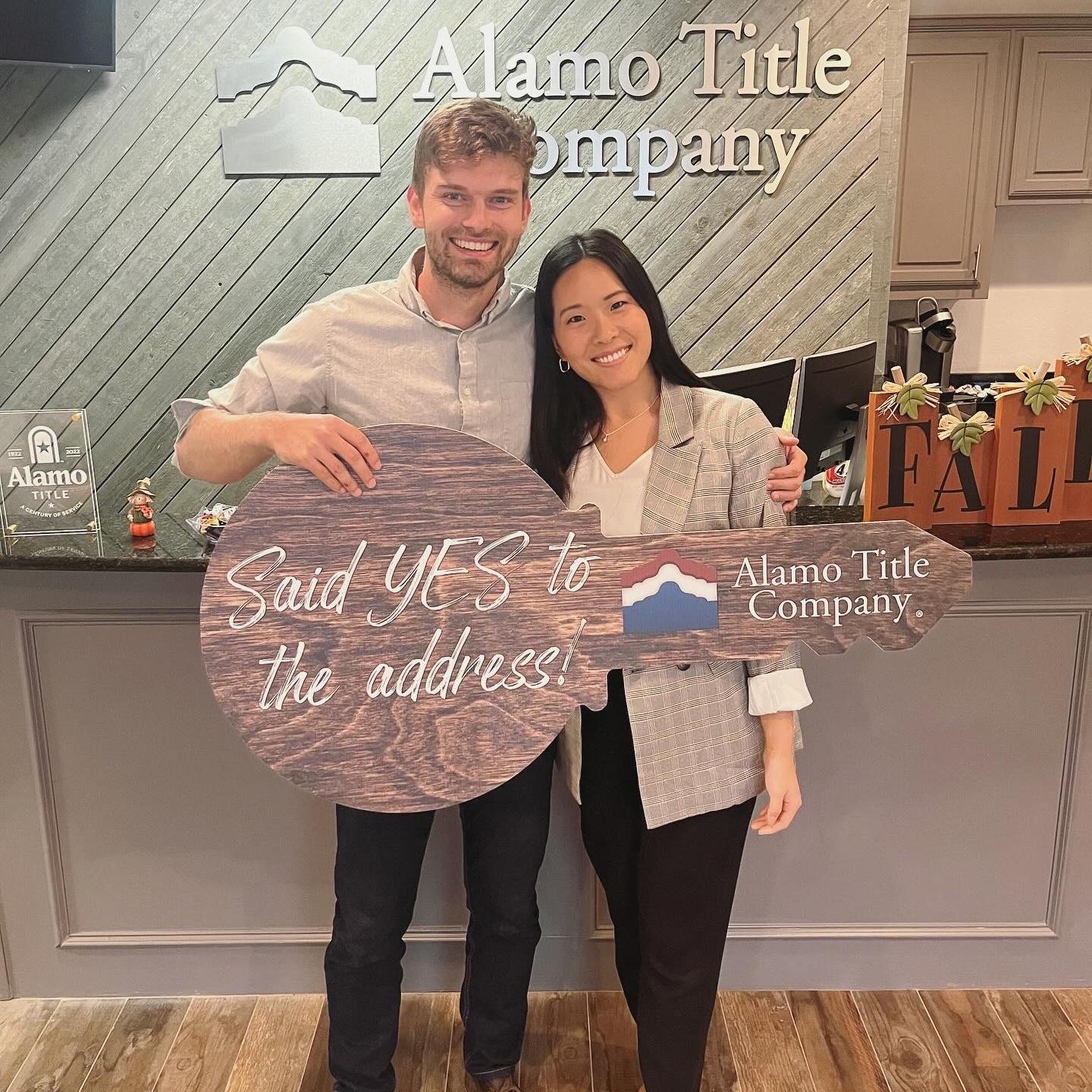 Officially home owners
