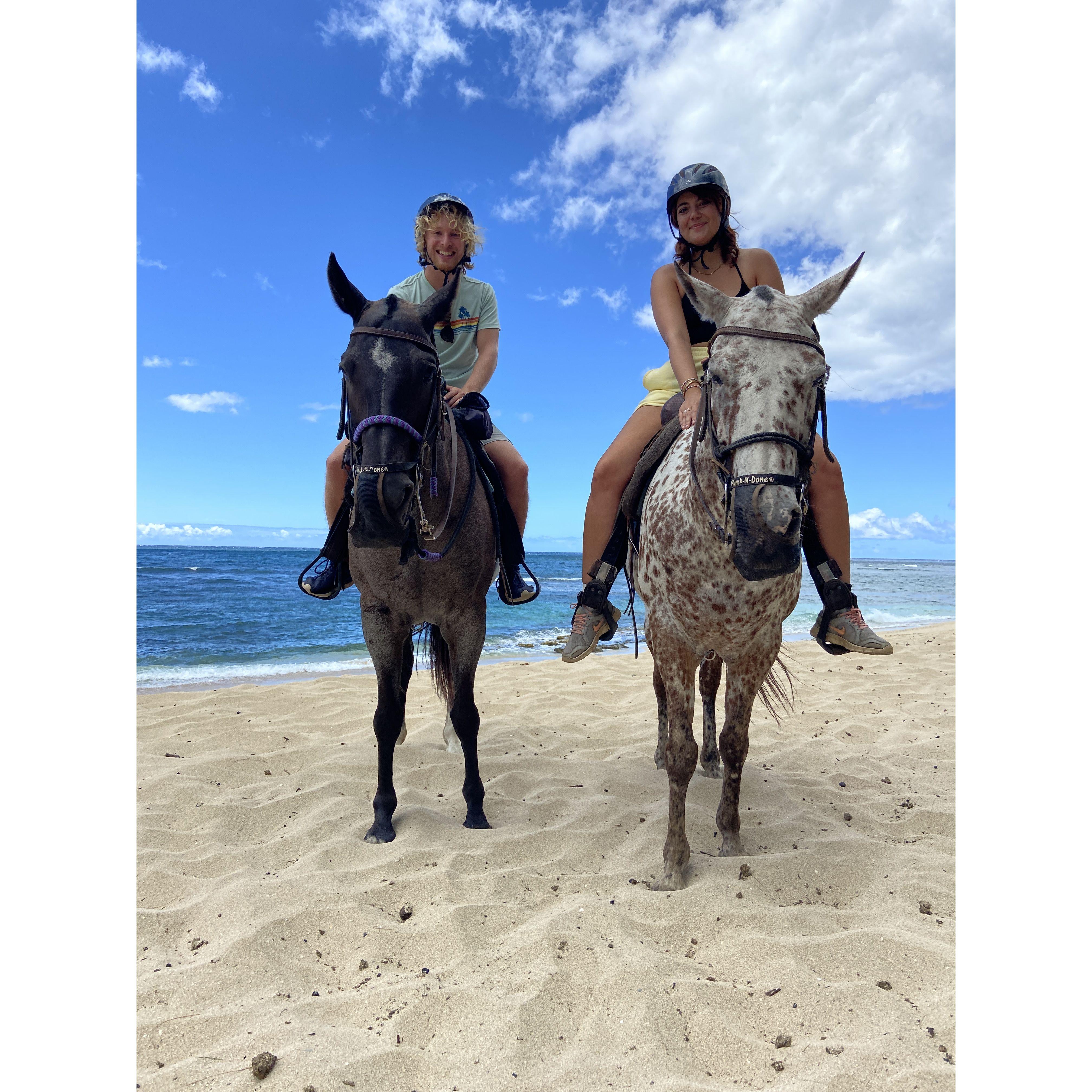 Even our horses were besties!