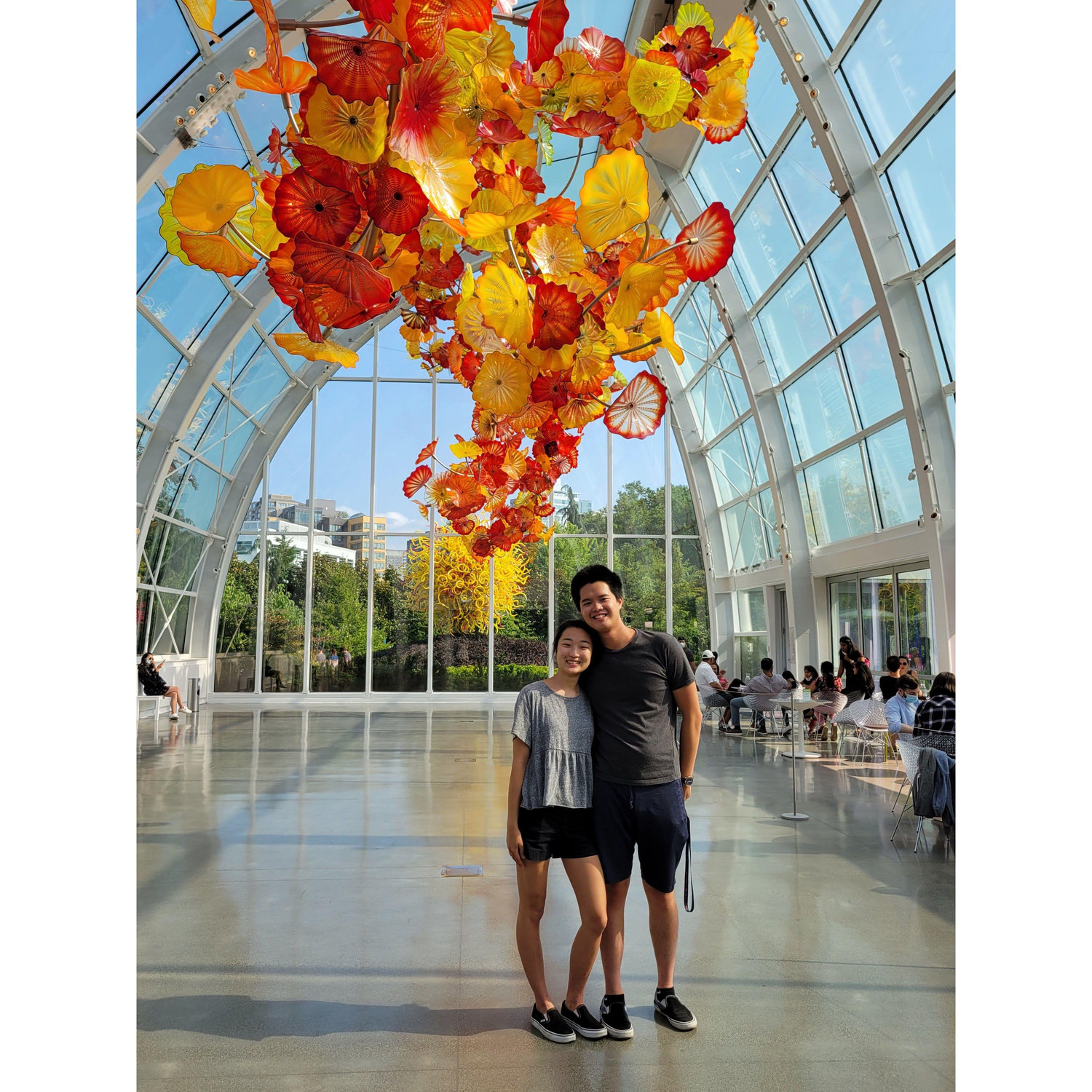 Chihuly Garden and Glass from the first time we were in Seattle together!