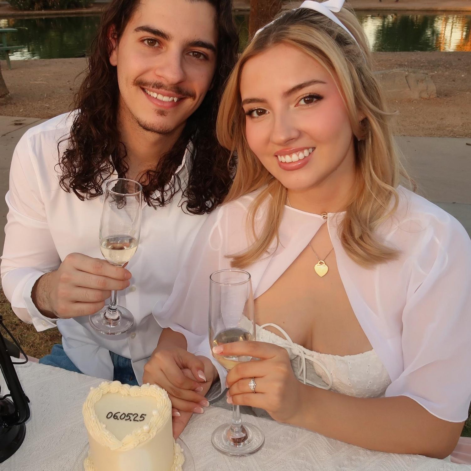 One of our save the date photos from summer 2024!