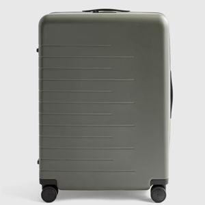 Expandable Large Check-In Suitcase in Olive