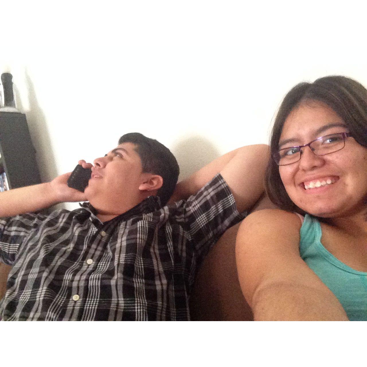 I still bug him when he's on the phone so not much has changed there 
 - Jacel