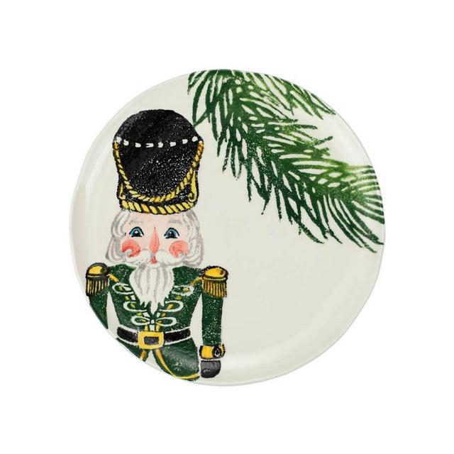 VIETRI Nutcrackers Green Salad Plate