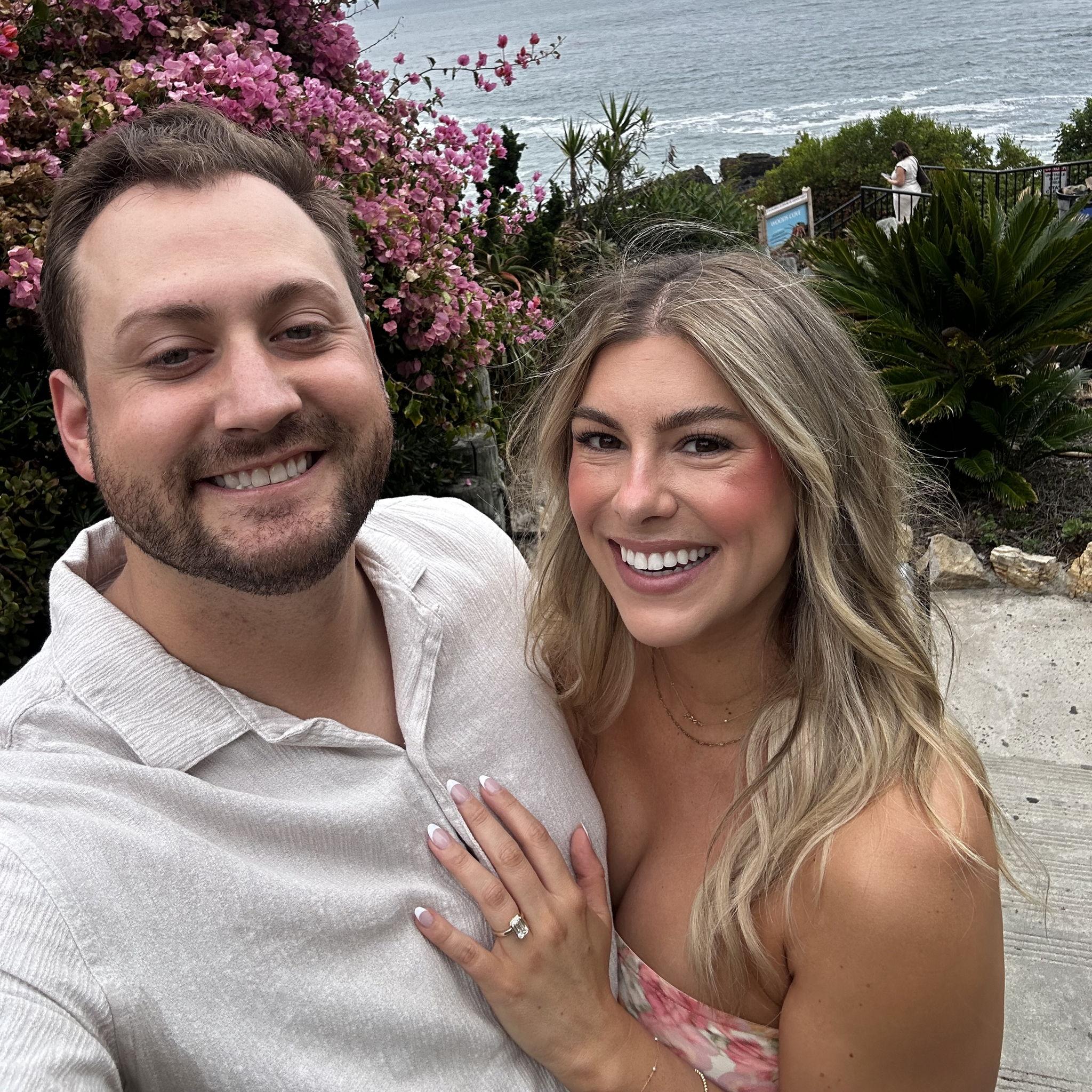 Right after Austin popped the question!