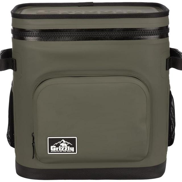 Grizzly Drifter 16 | Soft Sided Insulated Cooler for Beach Boat Camping Fishing Hunting |16-Quart