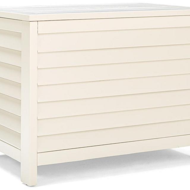 Creme Wood Cooler Box
