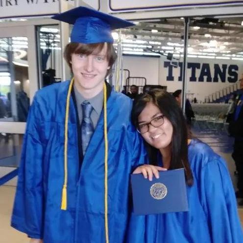 We graduated from community college together.