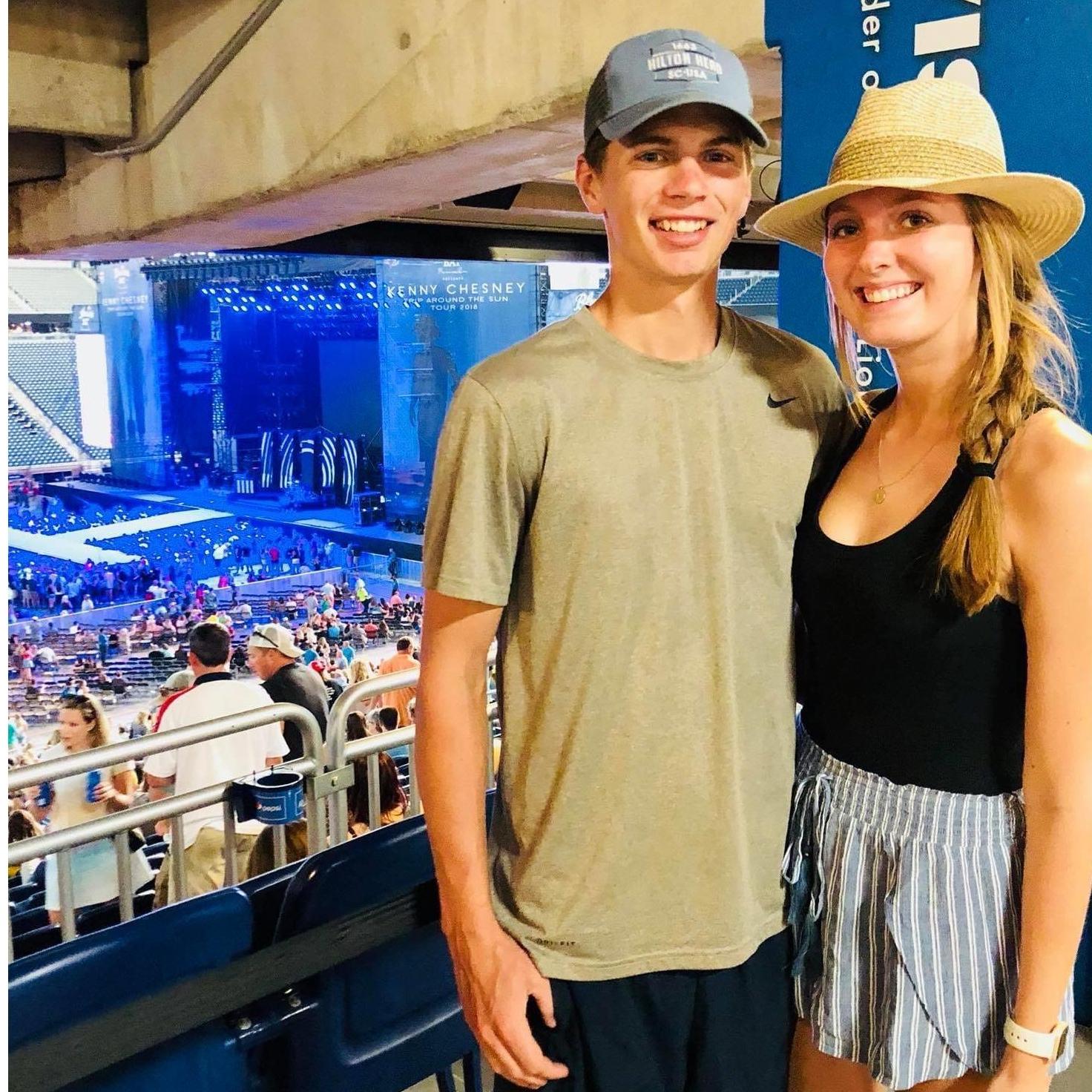 this was taken at a kenney chesney concert at ford field, 2018