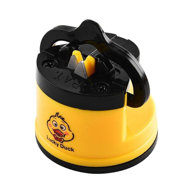 Mini knife sharpener! Use it with one suction, sharp as new in 3 seconds - a must-have in the kitchen, suitable for home use, camping, hiking