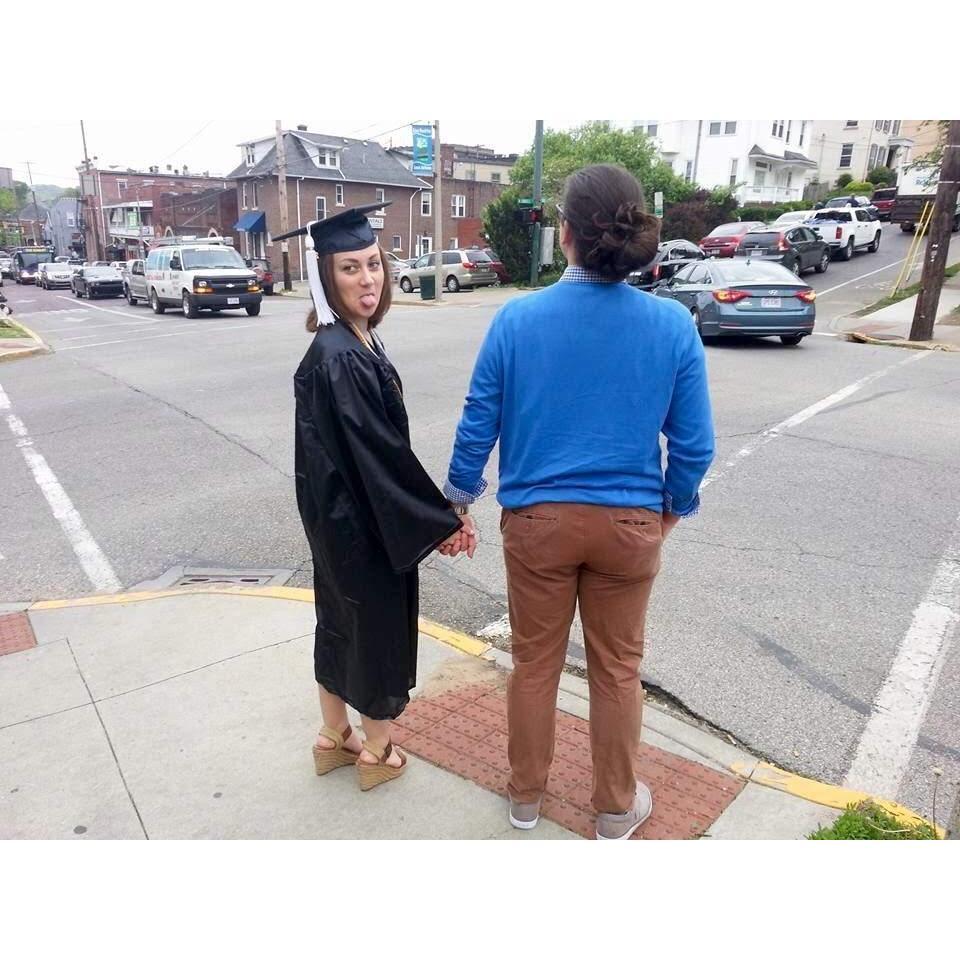 Tate's college graduation, May 2016.