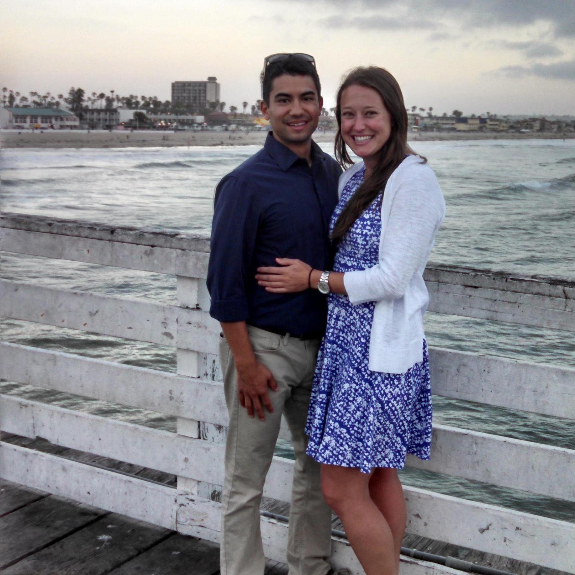 Back in the day, our first year together in San Diego
