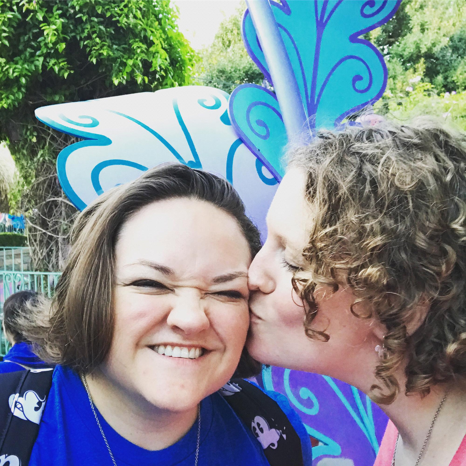 Katherine brought Leda to her happy place - Disneyland!