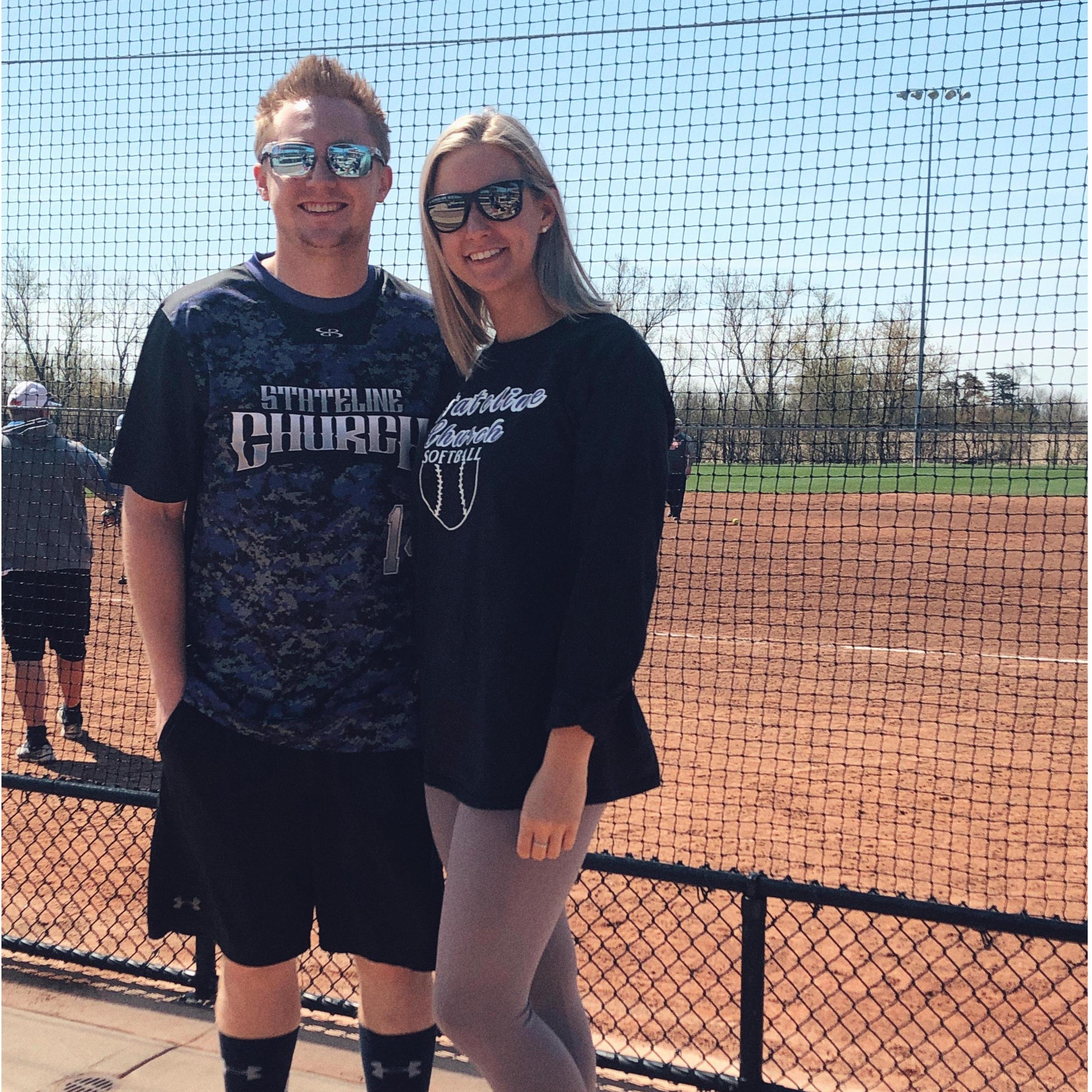 First softball tournament of 2019, with many more to come