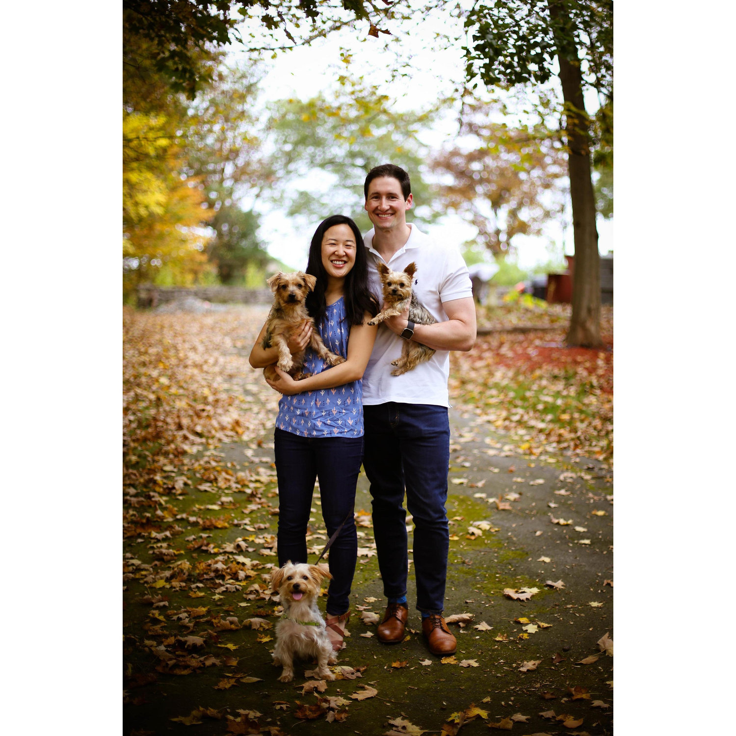 First professional family photo with their newest addition, Pollie. (Ludlow 2017)