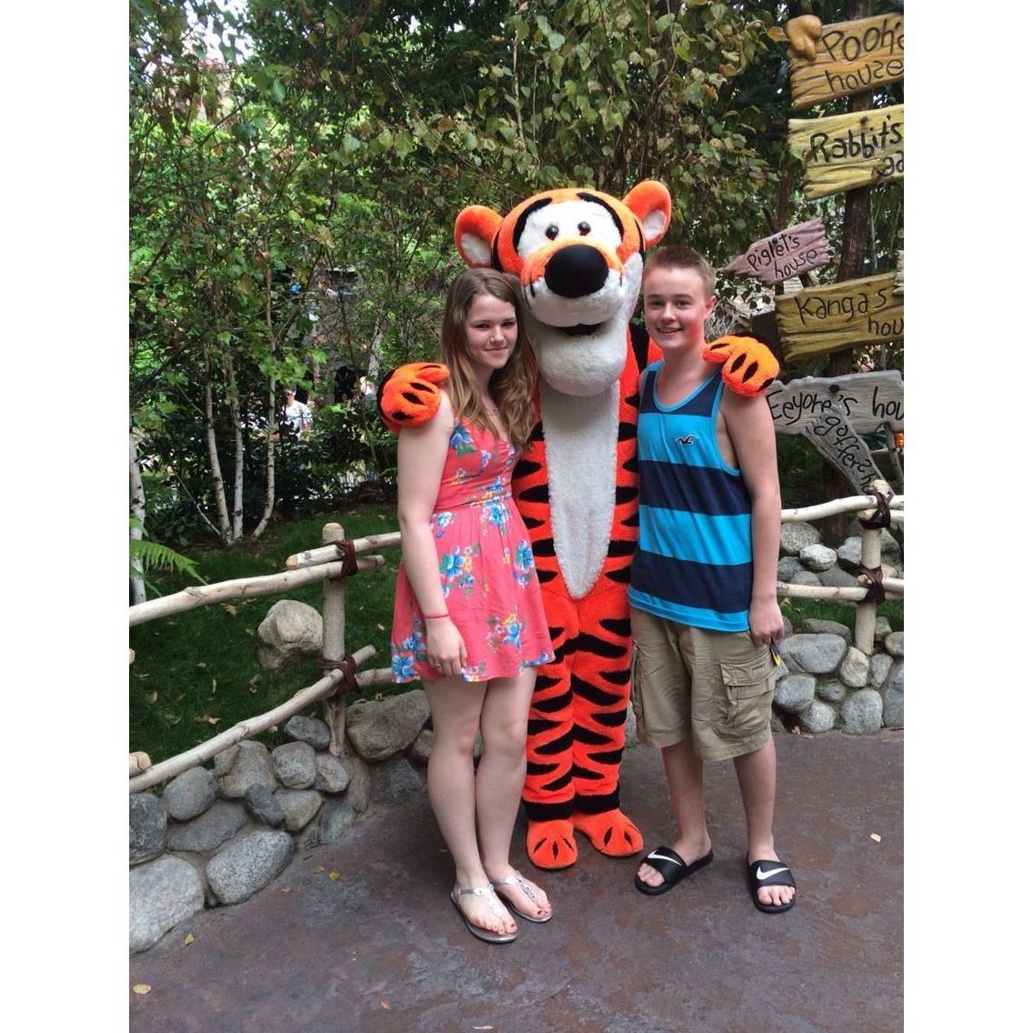 One of our many many trips to Disneyland.